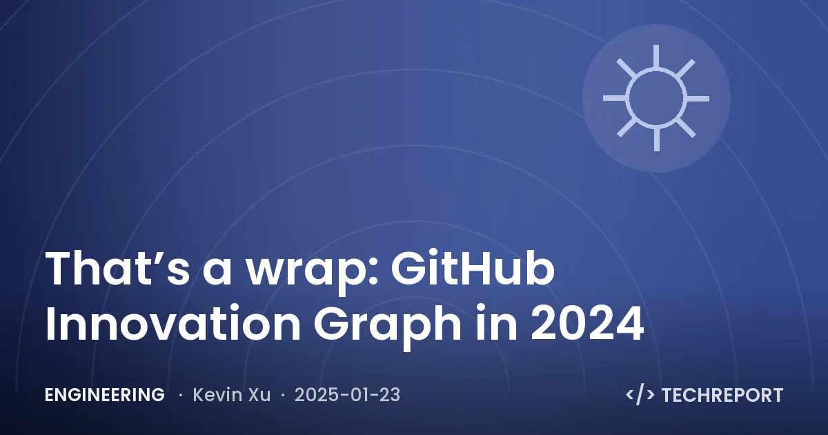 That’s a wrap: GitHub Innovation Graph in 2024
