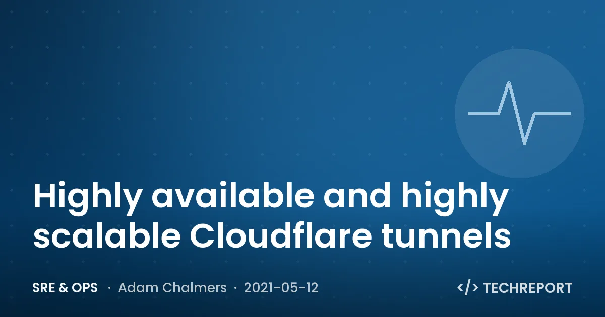SRE & Ops — Highly available and highly scalable Cloudflare tunnels