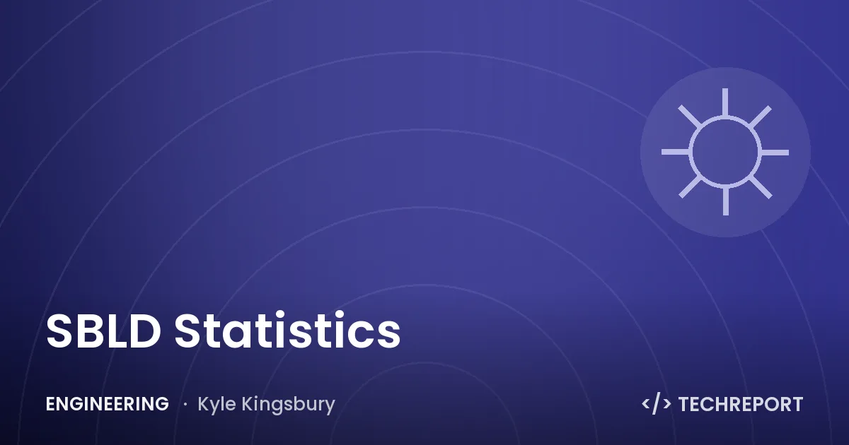 SBLD Statistics