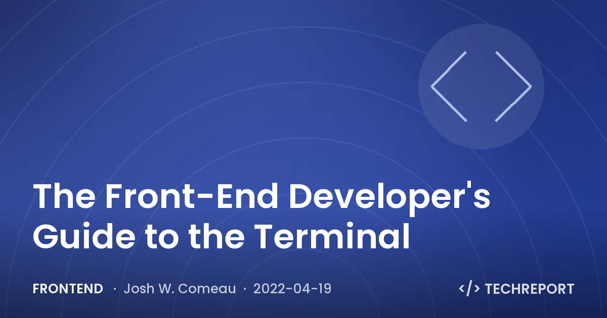 Frontend — The Front-End Developer's Guide to the Terminal