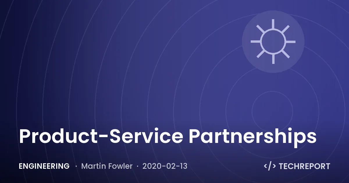 Engineering — Product-Service Partnerships