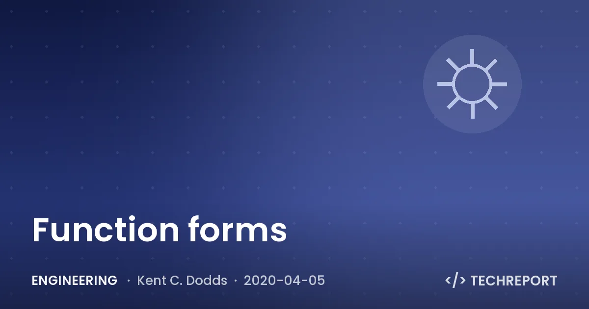 Function forms