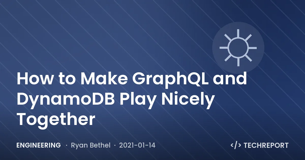 How to Make GraphQL and DynamoDB Play Nicely Together