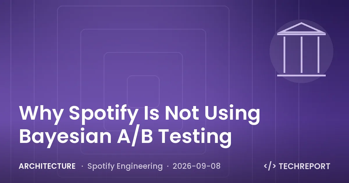 Why Spotify Is Not Using Bayesian A/B Testing