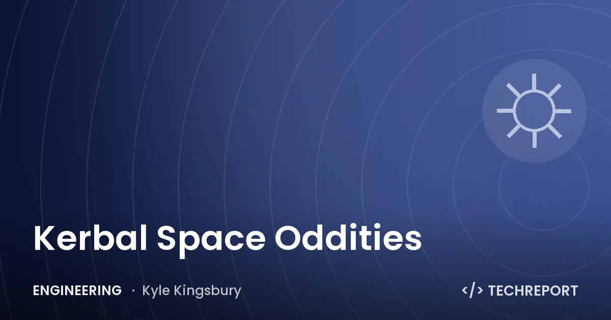Kerbal Space Oddities