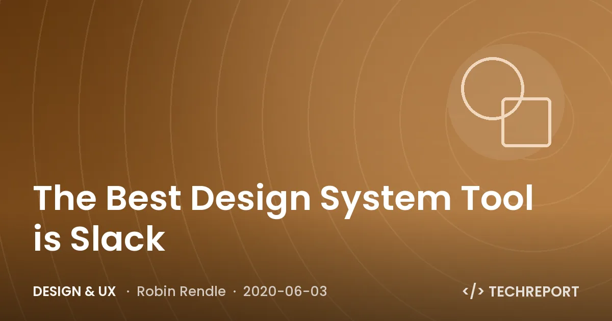 The Best Design System Tool is Slack
