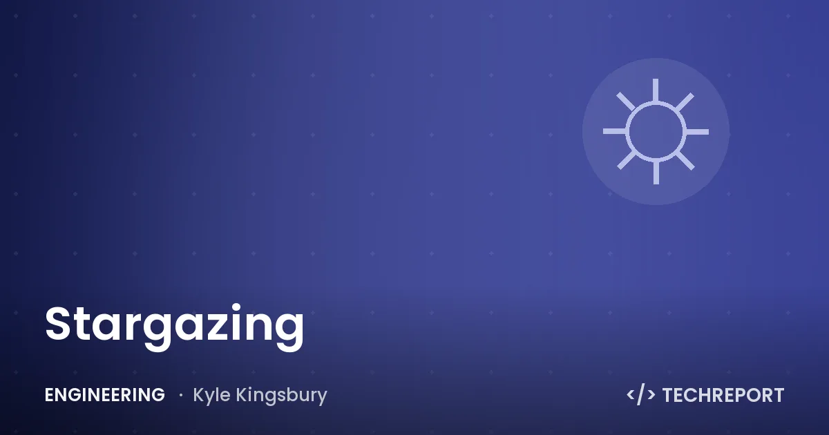 Stargazing