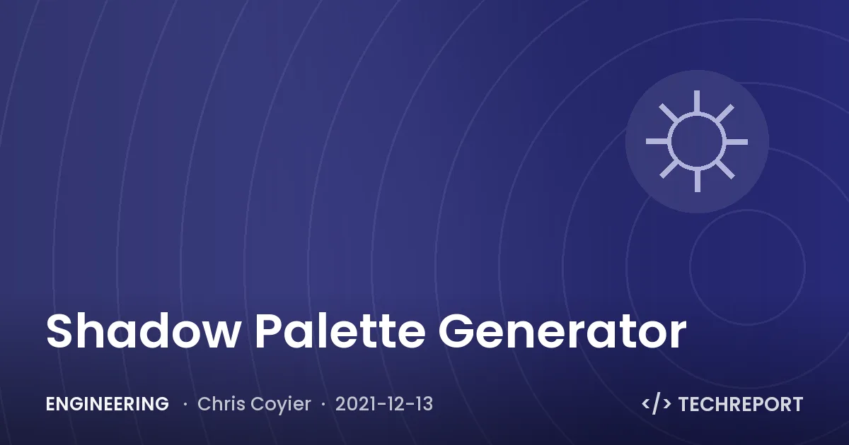 Shadow Palette Generator