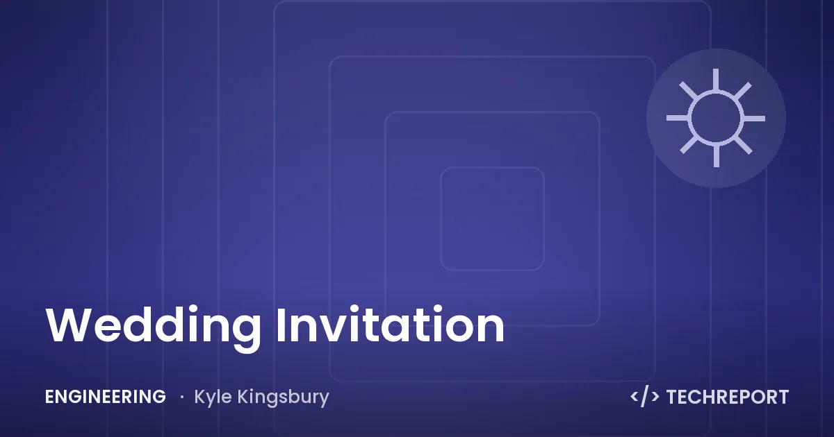 Wedding Invitation