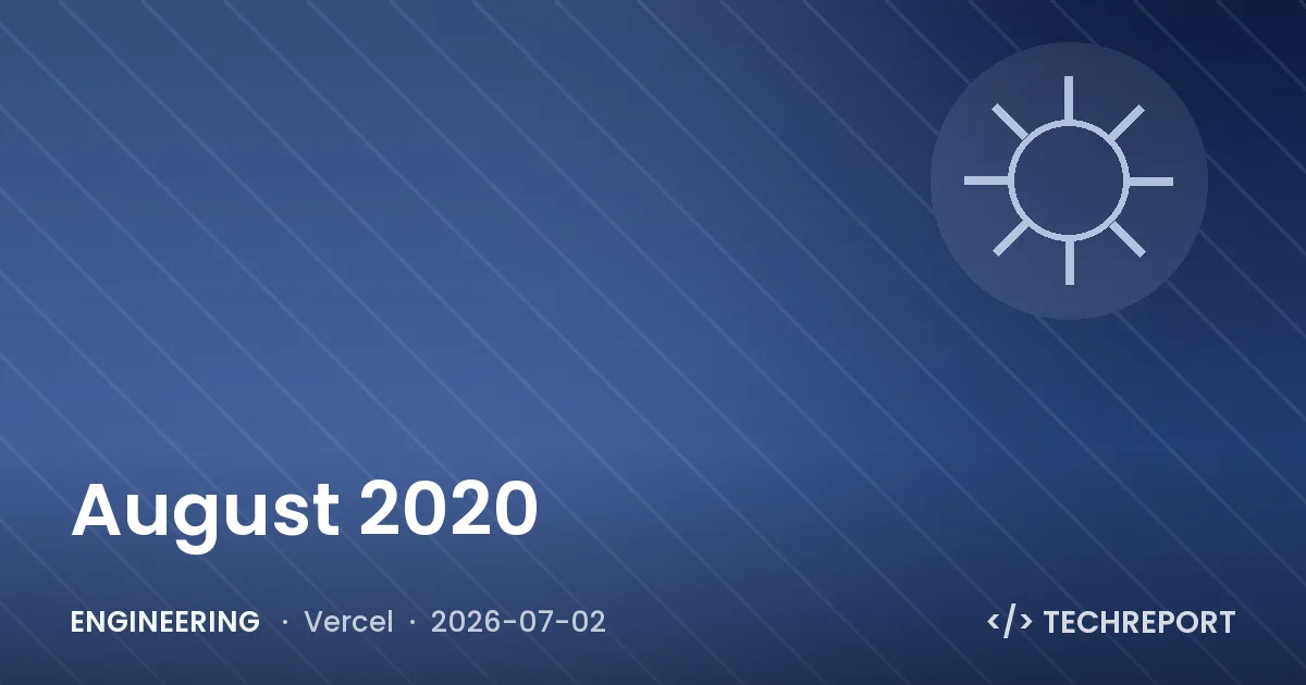 August 2020