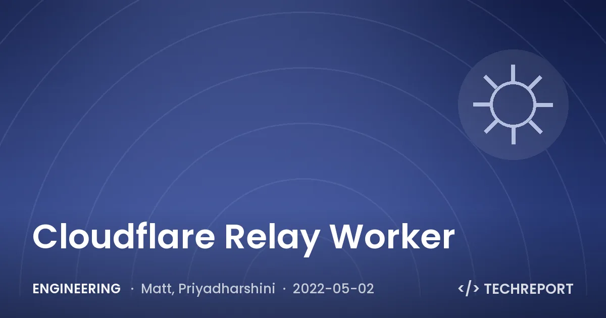 Cloudflare Relay Worker