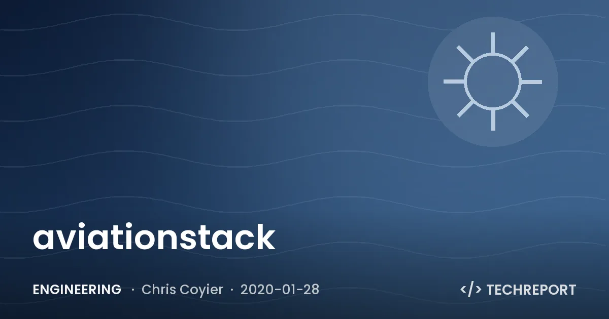 Engineering — aviationstack