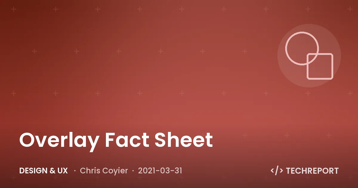 Overlay Fact Sheet