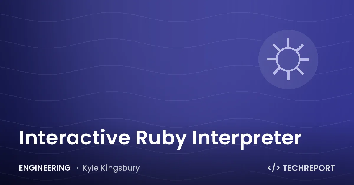 Interactive Ruby Interpreter