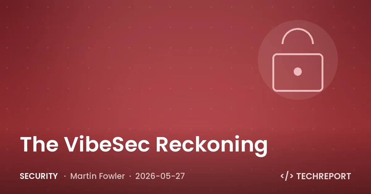 The VibeSec Reckoning