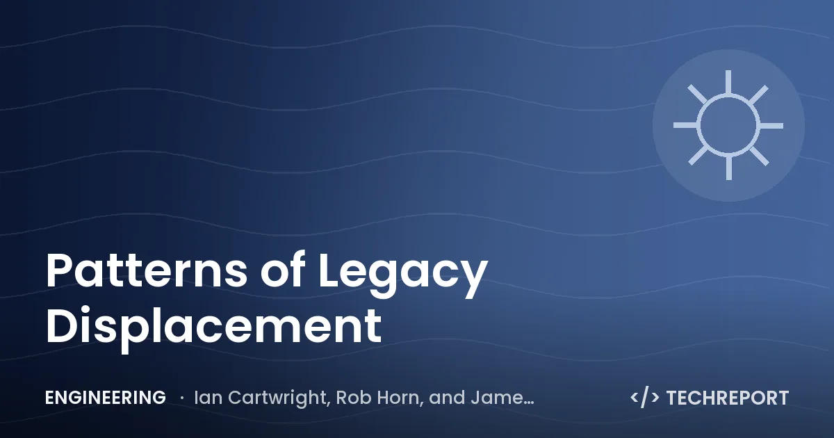 Engineering — Patterns of Legacy Displacement